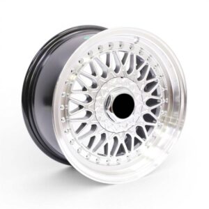 15" KS031 4/100 & 4/108 Silver Machine Lip Alloy Wheels