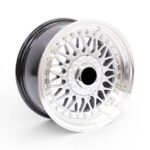 15" KS031 4/100 & 4/114 Silver Machine Lip Alloy Wheels