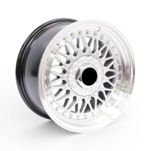 15" KS031 4/100 & 4/114 Silver Machine Lip Alloy Wheels