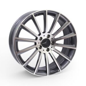 19" M073FF 5/112 Gunmetal Machine Face Alloy Wheels