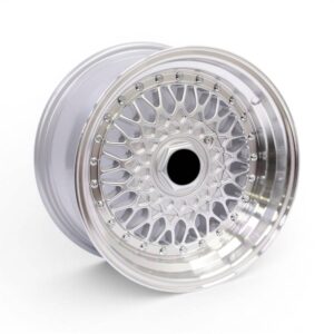 15" ZAR2602-24 4/100 & 5/100 Silver Machine Lip With Rivets Alloy Wheels