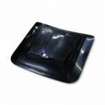 Jetour T2 Gloss Black Bonnet Scoop (double vent)