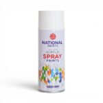 National Paints Fast Drying Acrylic Spray 400ml (White)