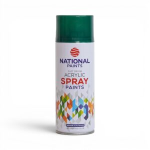 National Paints Fast Drying Acrylic Spray 400ml (Willow Green)