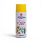 National Paints Fast Drying Acrylic Spray 400ml (Lemon Yellow)