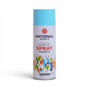 National Paints Fast Drying Acrylic Spray 400ml (Light Blue)