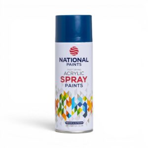 National Paints Fast Drying Acrylic Spray 400ml (Kaba Blue)