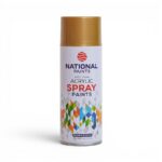 National Paints Fast Drying Acrylic Spray 400ml (Premium Gold)