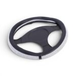 Diamond Bling Design Steering Wheel Cover (Black)