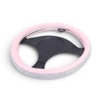 Diamond Bling Design Steering Wheel Cover (Pink )