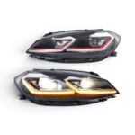 Gti Style Golf 7.5 Design Headlight Set to fit VW Golf Mk7.5 Tsi models