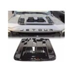 Jetour T2 Gloss Black Bonnet Scoop (single vent)