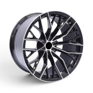20" CONCAVO 06 6/139 Gloss Black With Machine Silver Alloy Wheels