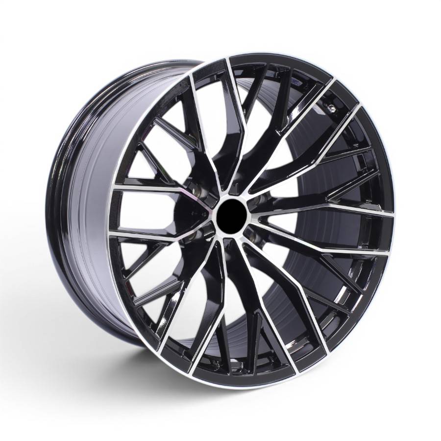 CONCAVO 06 20" CONCAVO 06 6/139 Gloss Black With Machine Silver Alloy Wheels - Image 1