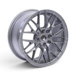 15" DX088 4/100 & 4/114 Matt Grey Alloy Wheels