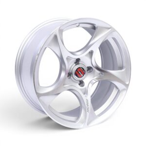 17" GRX1730 4/100 Silver Machine Alloy Wheels