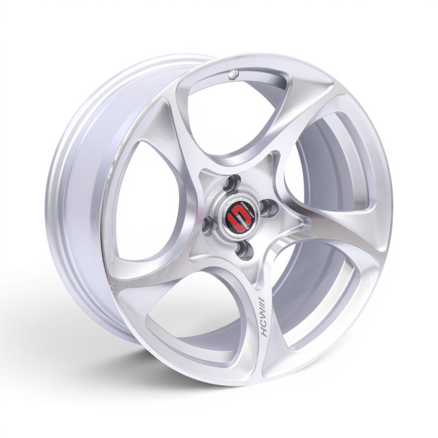 GRX1730 17 17" GRX1730 4/100 Silver Machine Alloy Wheels - Image 1