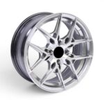 15" M8924 4/100 Hyper Black Alloy Wheels