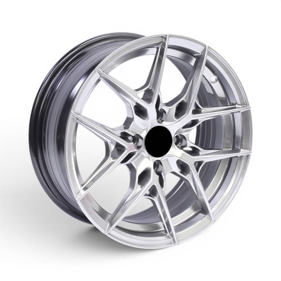 M8924 15" M8924 4/100 Hyper Black Alloy Wheels - Image 1