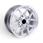 15" M8925 4/100 Hyper Silver Alloy Wheels