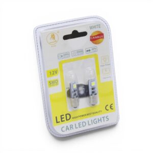 SMD Selica Twin LED Bayonette Bulbs with Cancellor (pair)