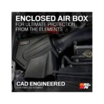 K&N 57S-8750 Cold Air Intake - High-flow, Roto-mold Tube - TOYOTA HILUX L4-2.8L DSL - Image 2