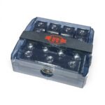 Reference Audio RA-MANL-DB04 0/2G in 2/4GA Out Distribution Block Fuse Holder