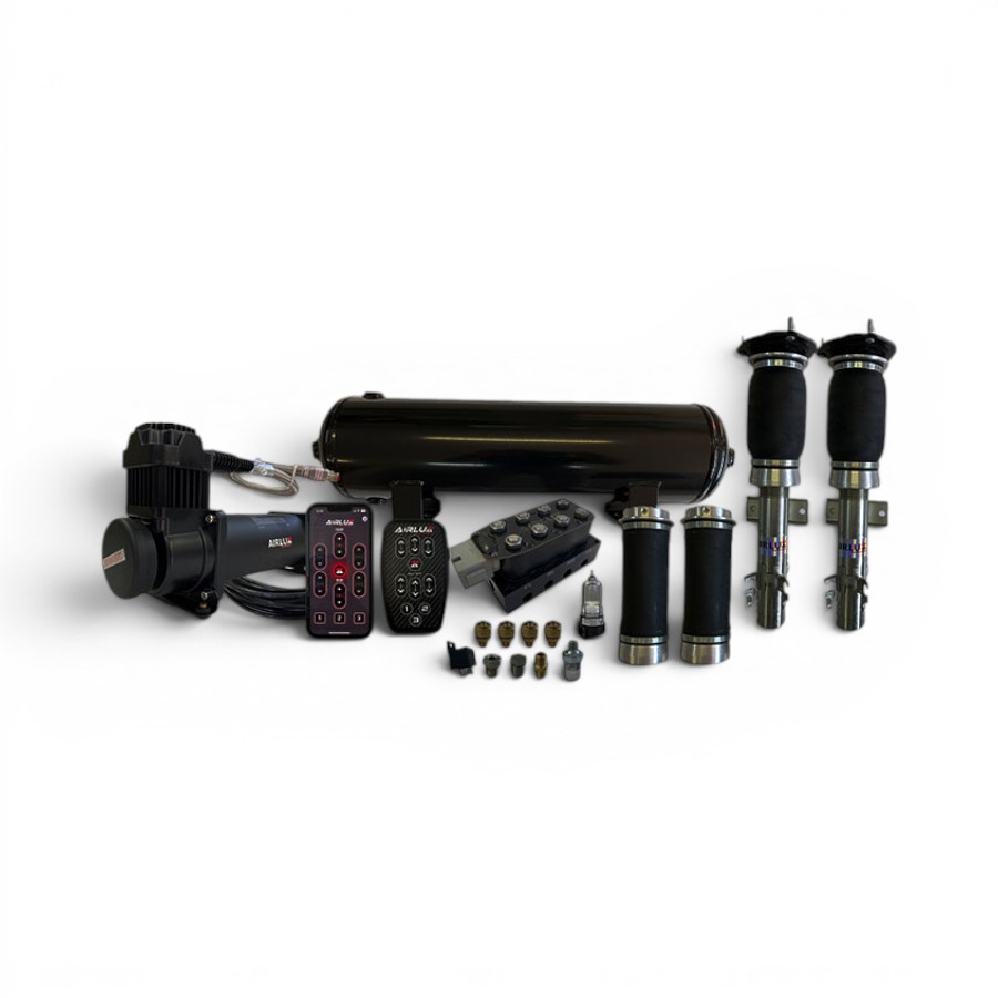 AIR-MK2 RMOTE Airlux Bluetooth Air Suspension Kit – VVW Golf Mk2 (Bluetooth) - Image 1