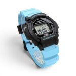 Casio W-219H-2A2AVDF Black And Blue Digital Resin Strap Watch