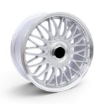 17" TWC512 4/100 & 5/100 Silver Machine Lip Alloy Wheels
