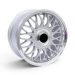 15" TWC511 4/100 & 5/100 Silver Machine Lip Alloy Wheels