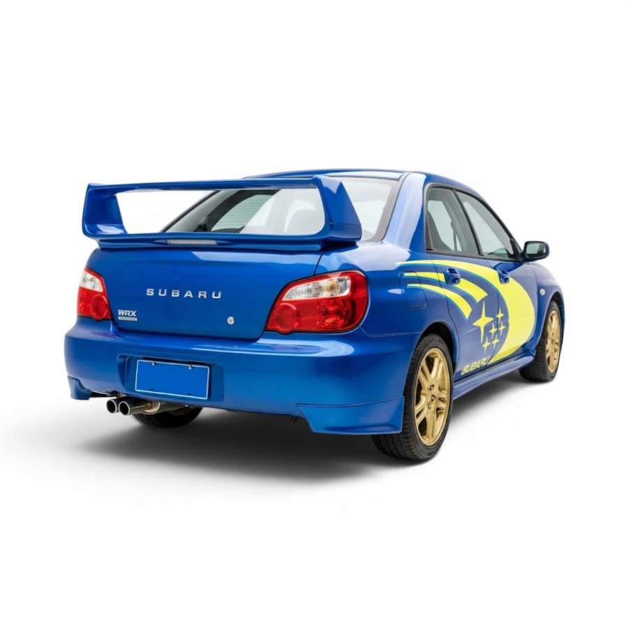 SUBBS002 subaru double wing bootspoiler 5500 FibreForce Double Wing Bootspoiler for Subaru Impreza - Image 1