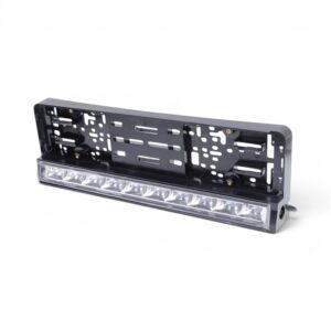 Universal Number Plate Holder with LED Light Bar