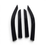 GripForge Gloss Black Windshields for Toyota Hilux Revo 2015 (front and rear)