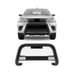 GripForge Black Nudge Bar Suitable for Toyota Hilux 2016