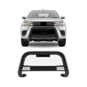 GripForge Black Nudge Bar Suitable for Toyota Hilux 2016