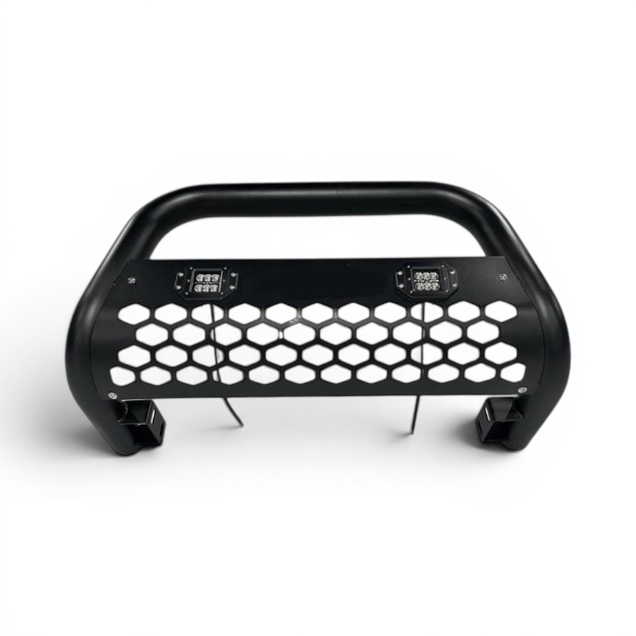 HN120 GripForge Nudge Bar with LED Lights Suitable for Toyota Hilux 2016 - Image 1