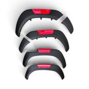 GripForge Fender Flare Wheel Arches with Reflector for Toyota Hilux