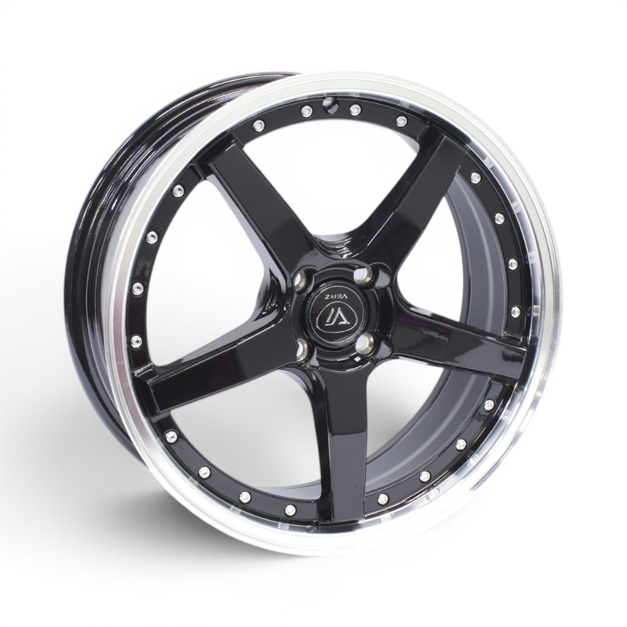KCV03FF 17 BLK 17" KCV03 4/100 Piano Black Alloy Wheels - Image 1
