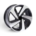 17" TWC1346 5/100 Black Machine Face Alloy Wheels