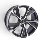 18" M9148 5/112 Black Machine Face Alloy Wheels