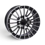 17" M9154 5/112 Black Machine Face Alloy Wheels