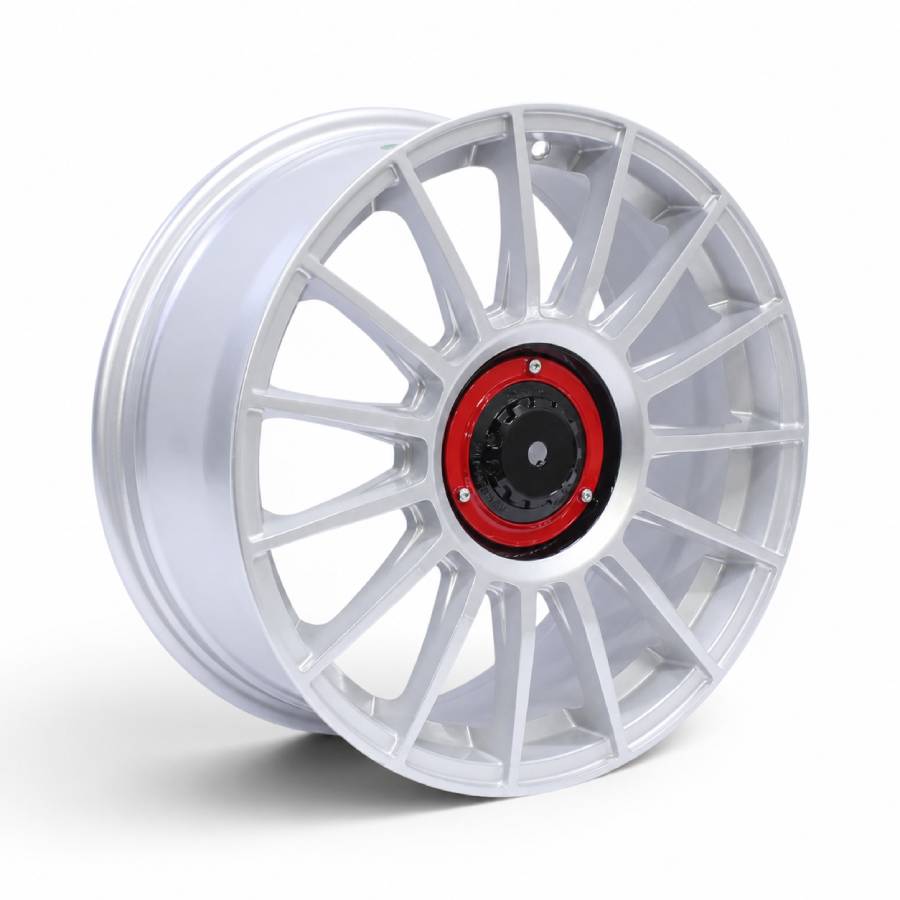 M9162 17" M9162 4/100 & 4/114 Silver Alloy Wheels - Image 1