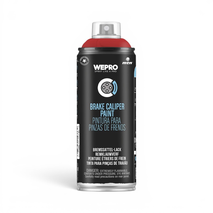 EX014PB002 WePro Brake Caliper Paint - 400ml (Gloss Red) - Image 1