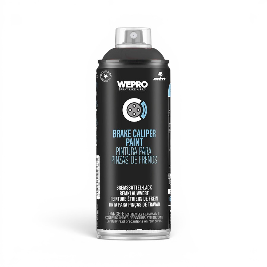 EX014PB005 WePro Brake Caliper Paint - 400ml (Gloss Black) - Image 1