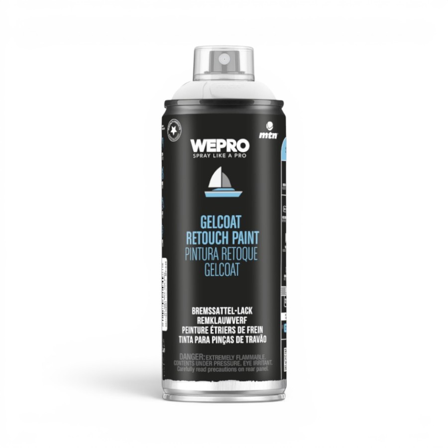 EX014PR0025 WePro Gelcoat Retouch Paint (White 400ml) - Image 1