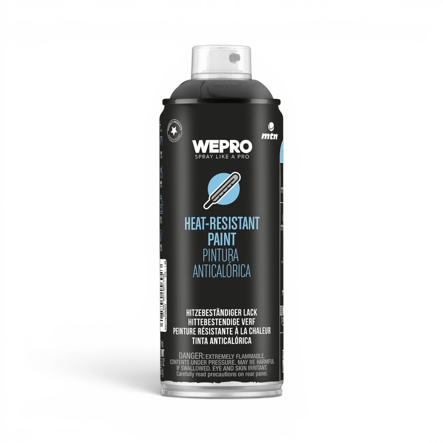 EX014PR0201 MTN WePRO Heat-Resistant Paint - 400m (Matt Black) - Image 1