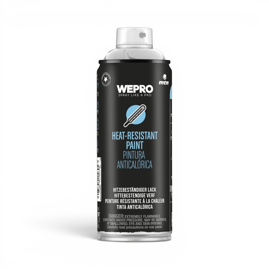 EX014PR0203 MTN WePRO Heat-Resistant Paint - 400m (Matt Silver ) - Image 1