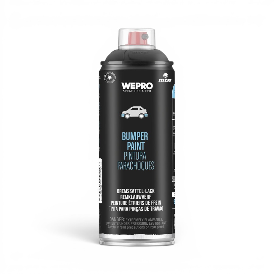 EX014PR1041 MTN WePro Textured Trim & Bumper Paint - 400ml (Black) - Image 1