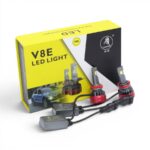 V8E Series 65w LED Bulb with Cooling Fan - H11 (pair)
